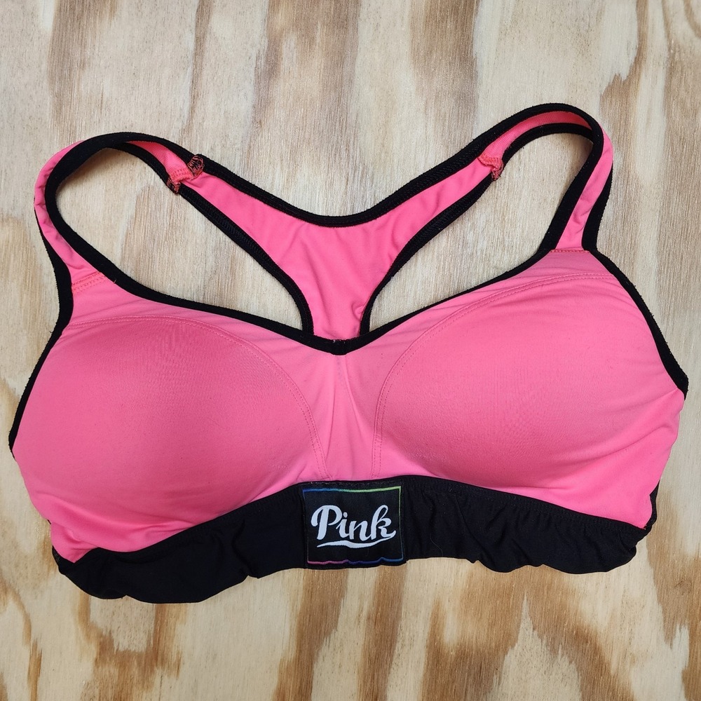 Victoria Secret PINK‎ Size Small Ultimate Sport Bra Push Up Padded Adjustable